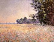 Claude Monet Oat and Poppy Field France oil painting artist